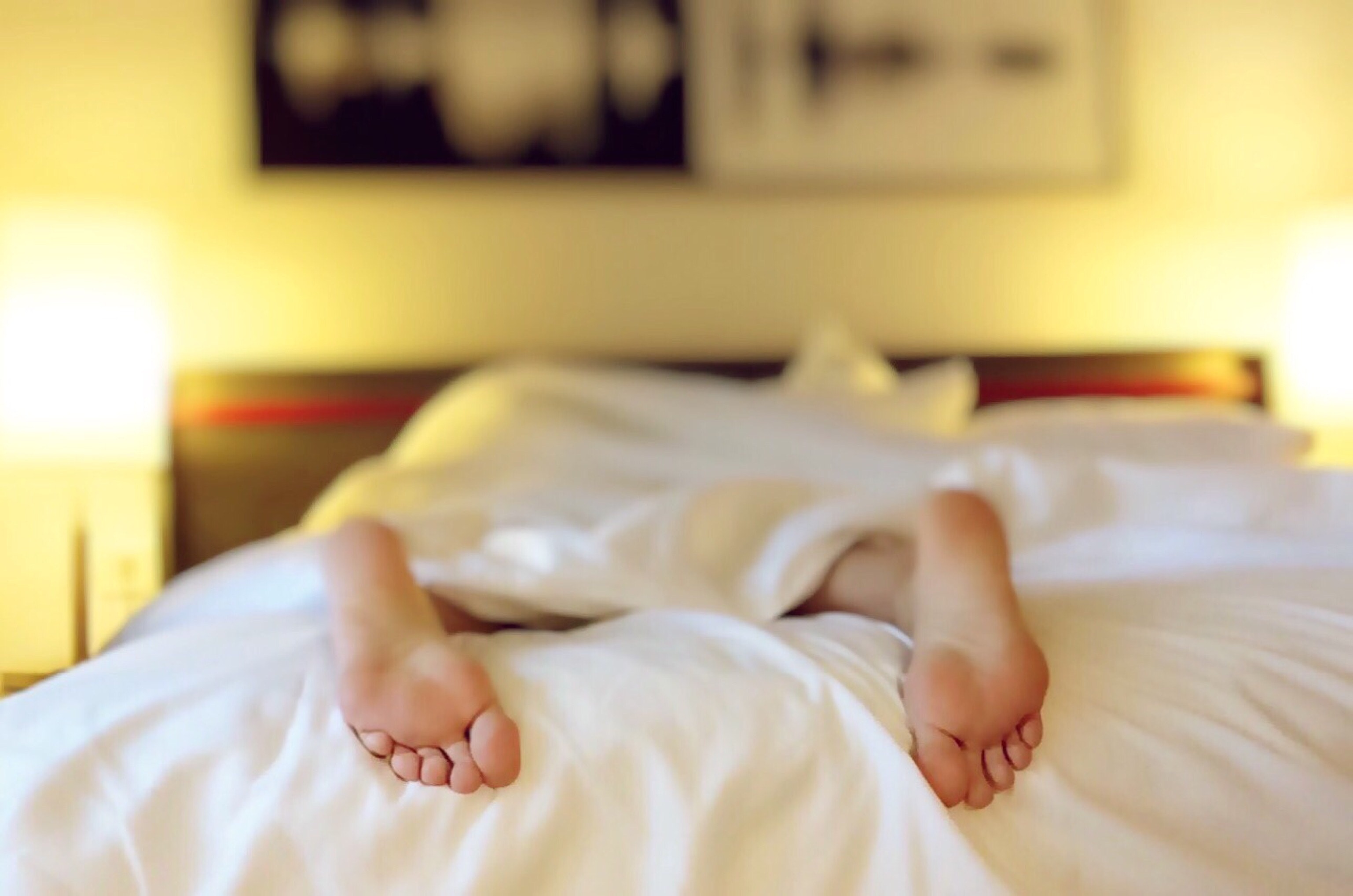 waking up